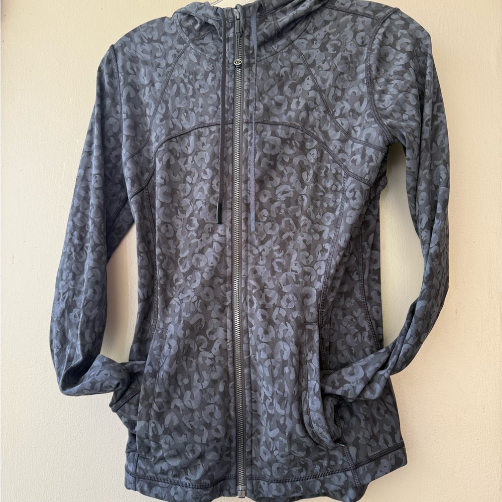 lululemon athletica Gray Patterned Utility Jacket